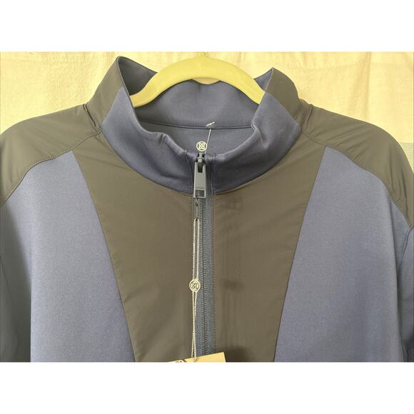 NWT G Fore G4 1/4 Zip Pullover Shirt Mens Size XXL Navy Long Sleeve Shacket - Picture 3 of 12